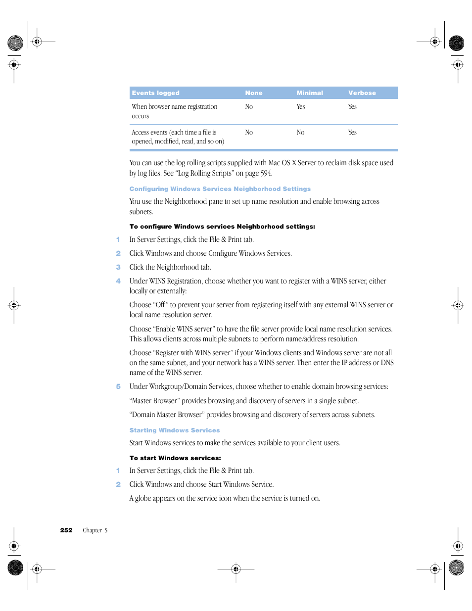 Apple Mac OS X Server (version 10.2.3 or later) User Manual | Page 252 / 690