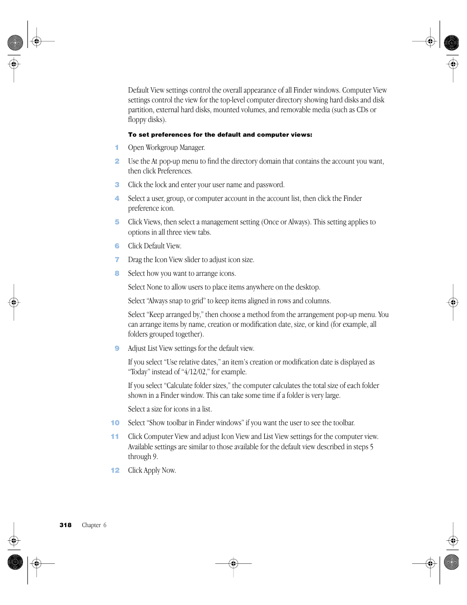 Apple Mac OS X Server (version 10.2.3 or later) User Manual | Page 318 / 690