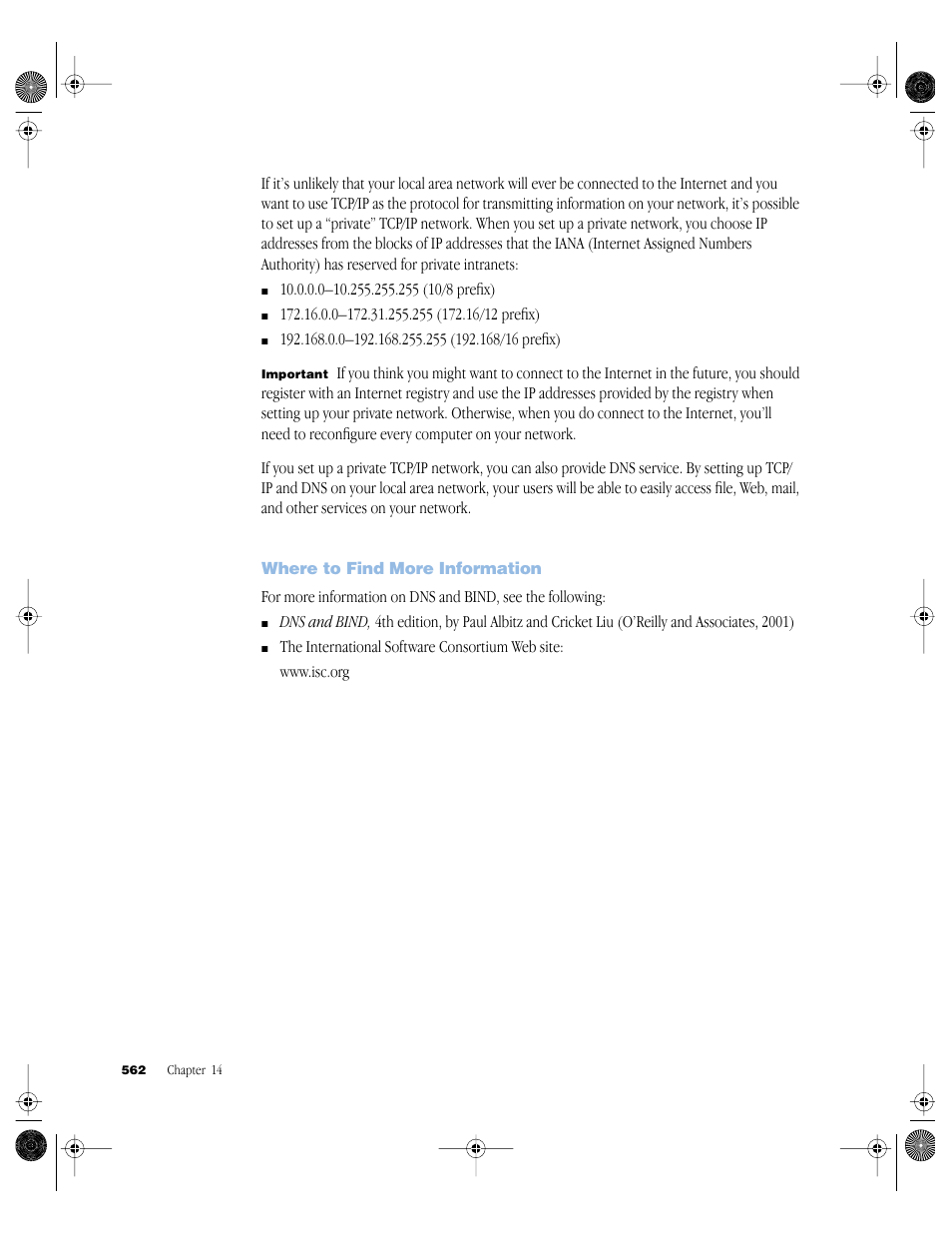 Where to find more information, Where to find more information 562 | Apple Mac OS X Server (version 10.2.3 or later) User Manual | Page 562 / 690