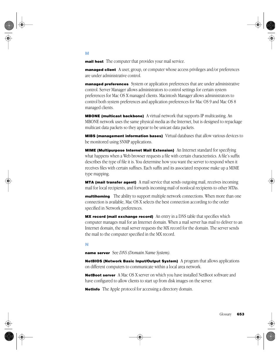 Apple Mac OS X Server (version 10.2.3 or later) User Manual | Page 653 / 690