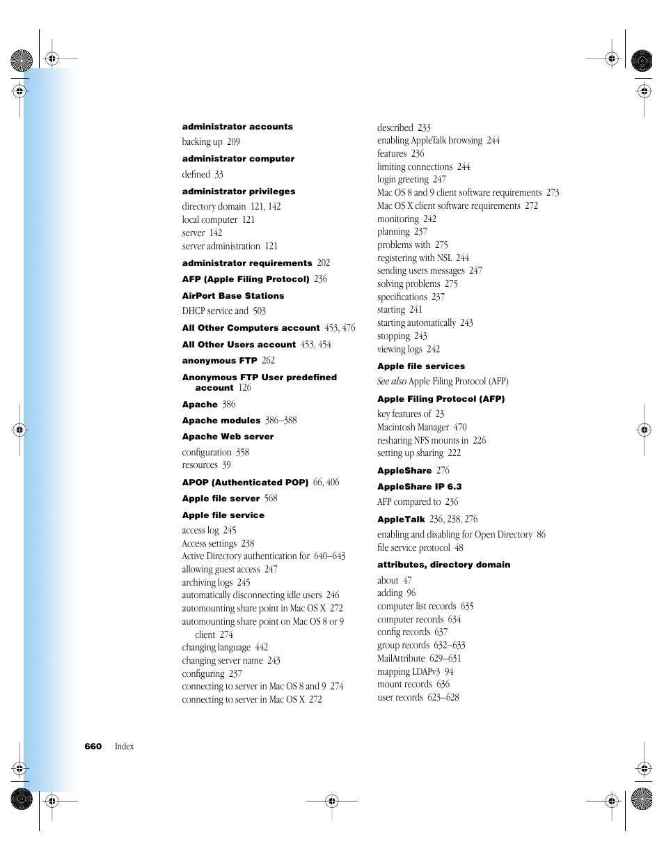Apple Mac OS X Server (version 10.2.3 or later) User Manual | Page 660 / 690