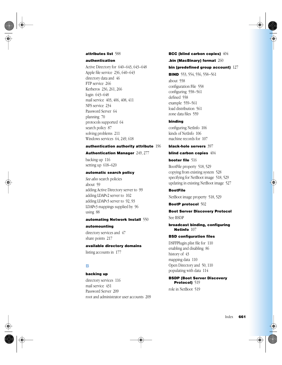 Apple Mac OS X Server (version 10.2.3 or later) User Manual | Page 661 / 690