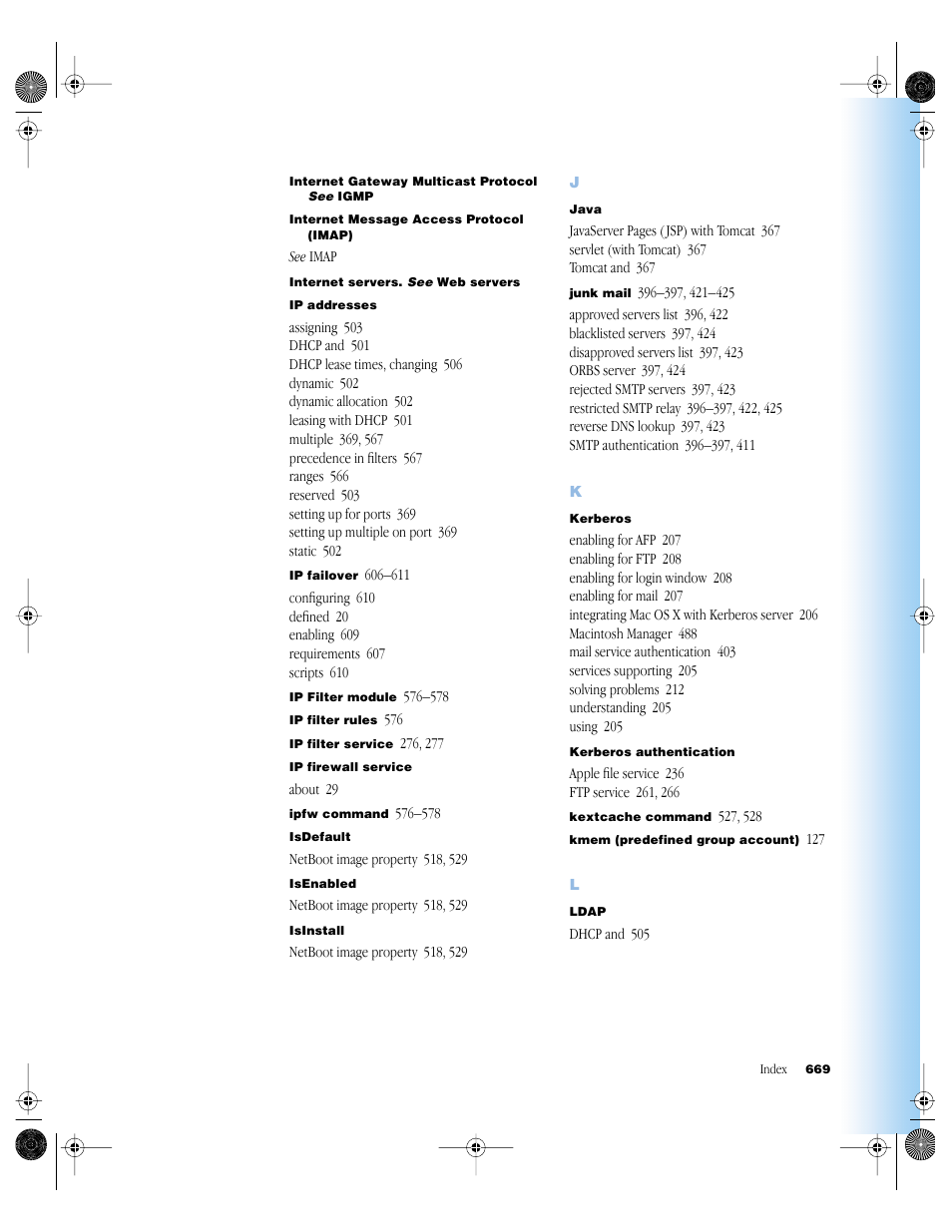 Apple Mac OS X Server (version 10.2.3 or later) User Manual | Page 669 / 690