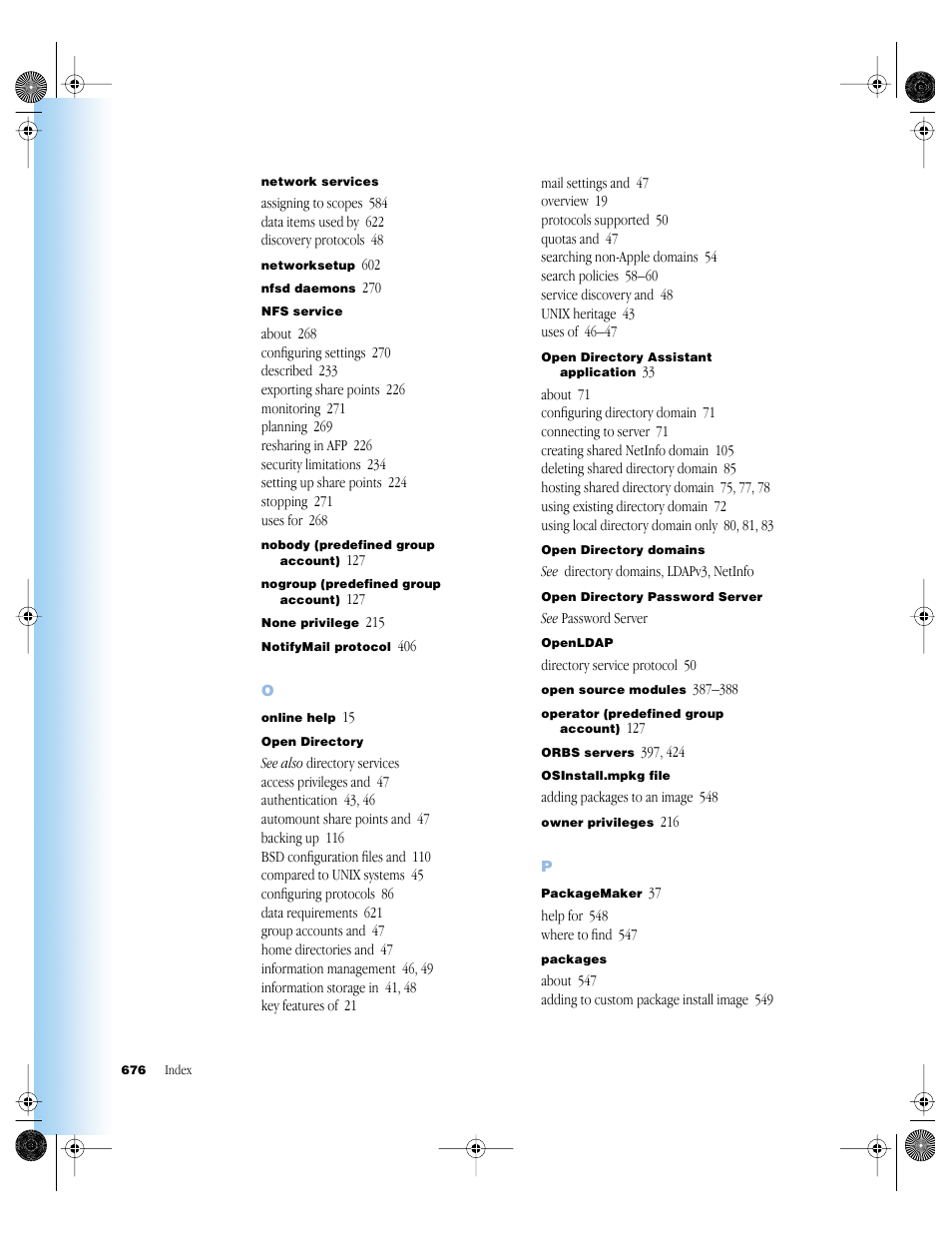 Apple Mac OS X Server (version 10.2.3 or later) User Manual | Page 676 / 690