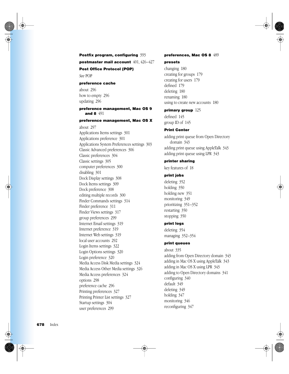 Apple Mac OS X Server (version 10.2.3 or later) User Manual | Page 678 / 690