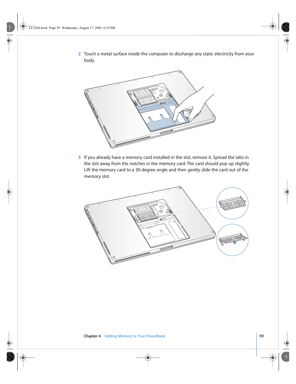 Apple PowerBook G4 (17-inch, Double Layer Super Drive) User Manual | Page 59 / 112