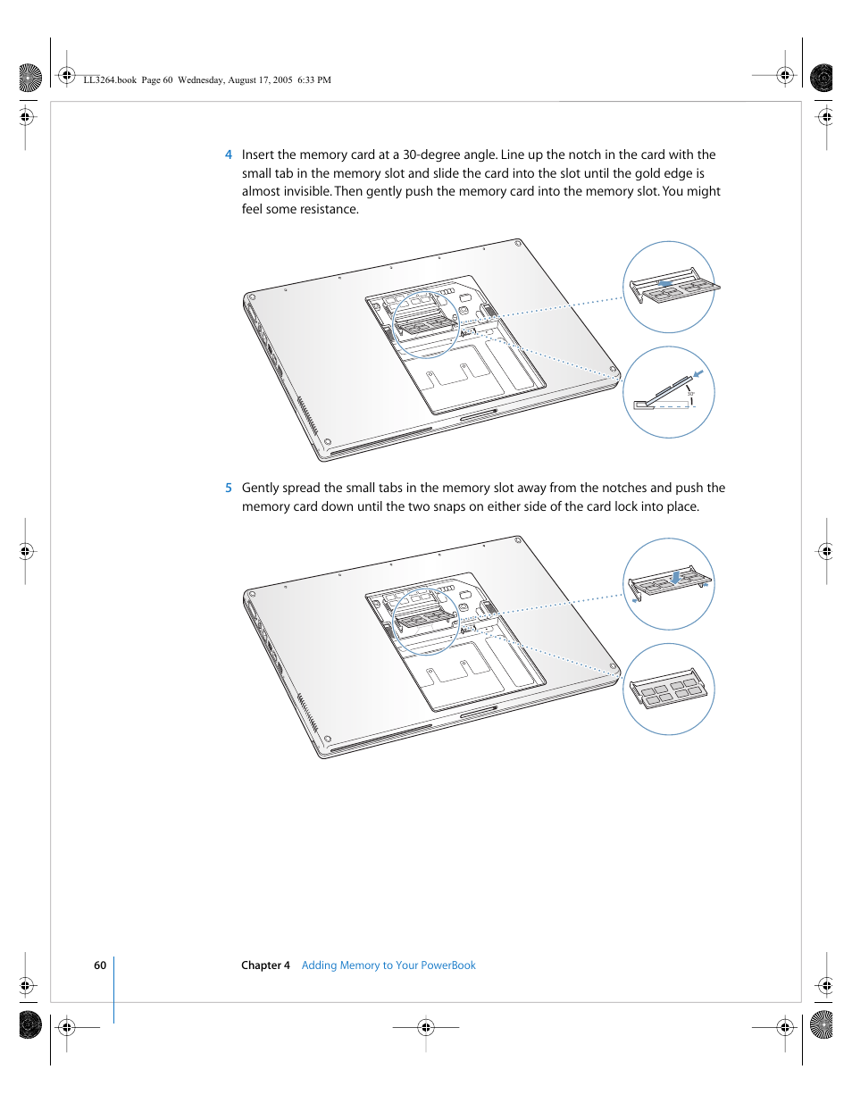 Apple PowerBook G4 (17-inch, Double Layer Super Drive) User Manual | Page 60 / 112