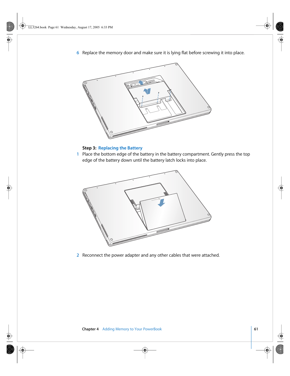 Apple PowerBook G4 (17-inch, Double Layer Super Drive) User Manual | Page 61 / 112