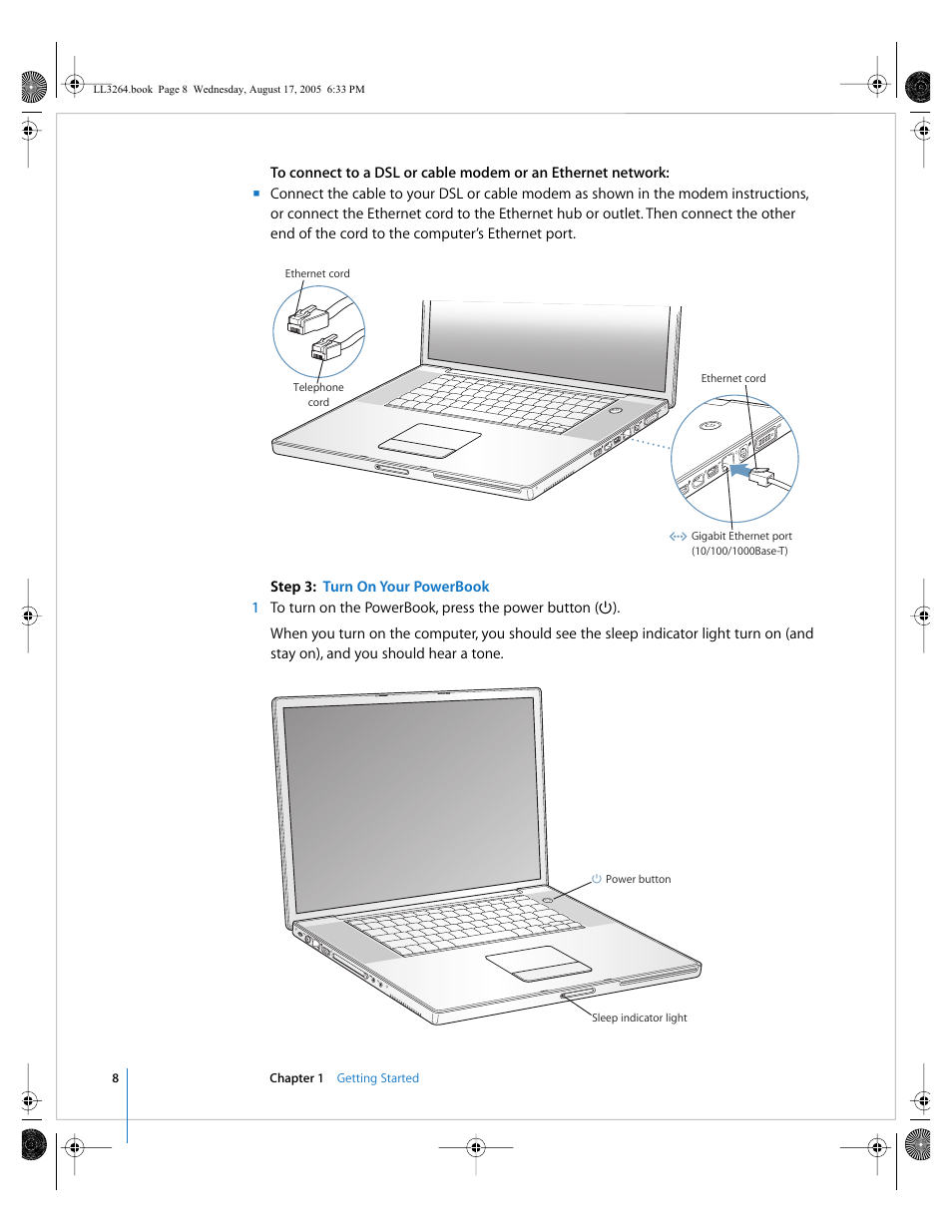 Apple PowerBook G4 (17-inch, Double Layer Super Drive) User Manual | Page 8 / 112