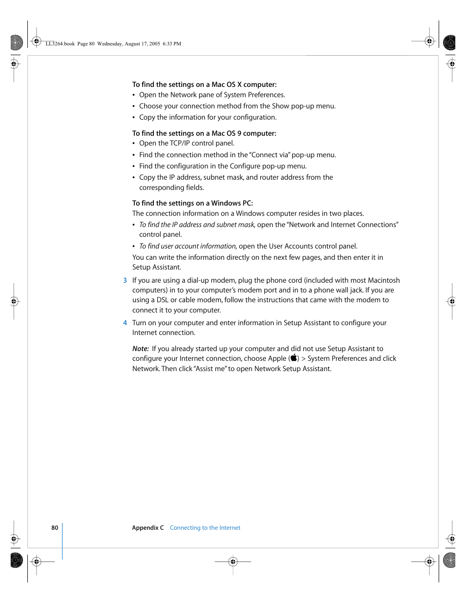 Apple PowerBook G4 (17-inch, Double Layer Super Drive) User Manual | Page 80 / 112