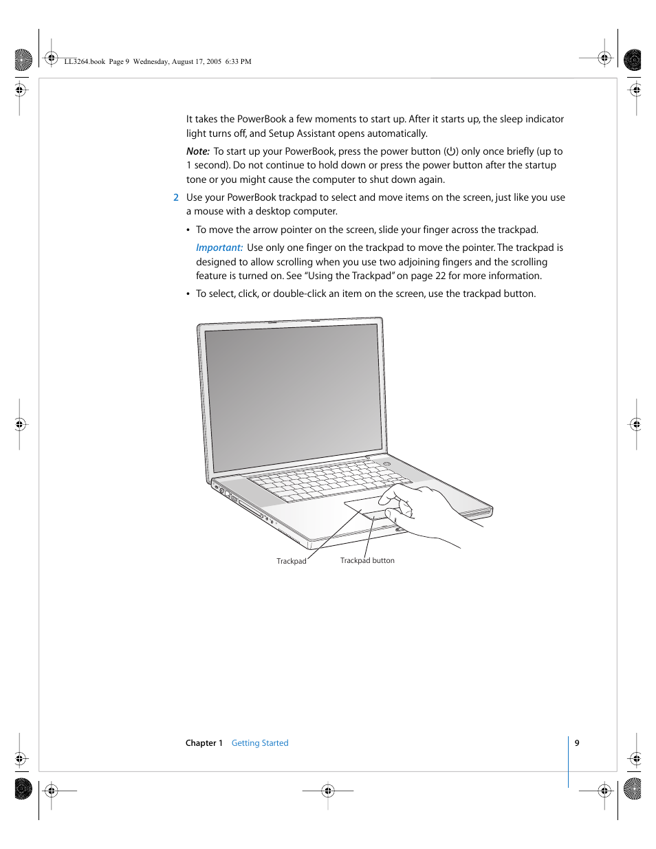 Apple PowerBook G4 (17-inch, Double Layer Super Drive) User Manual | Page 9 / 112