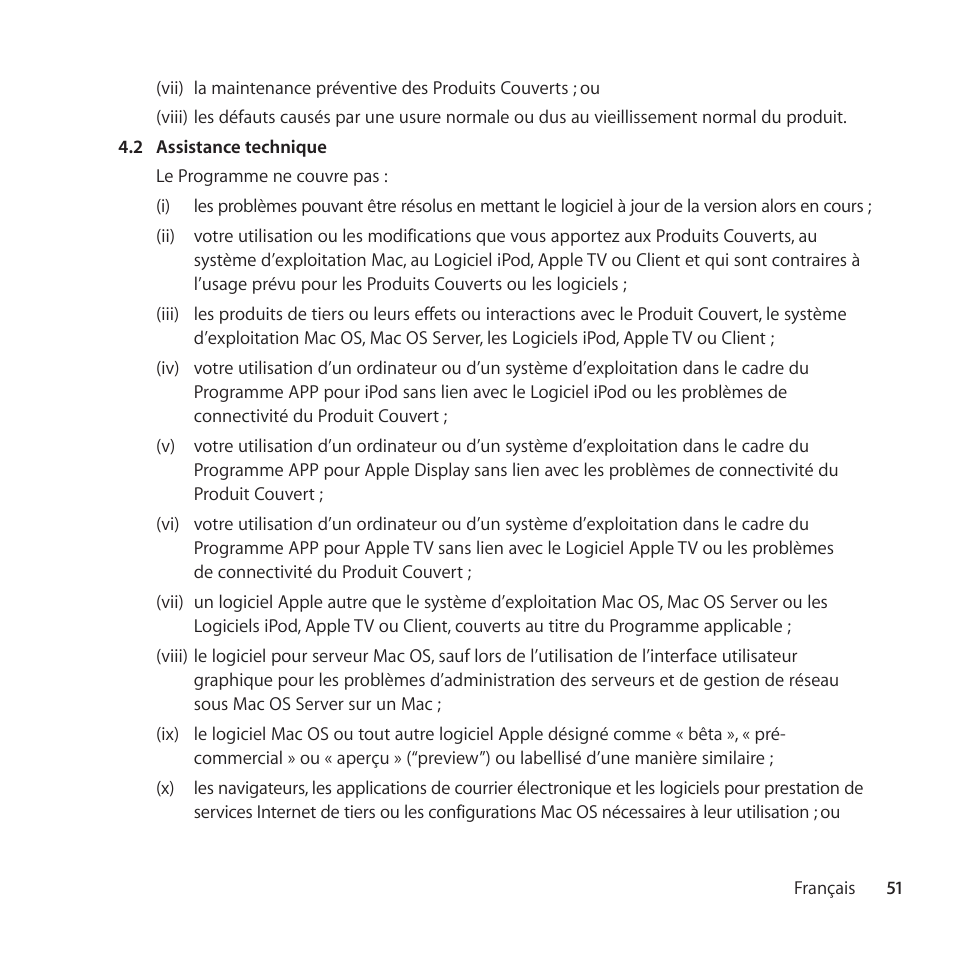 Apple AppleCare Protection Plan for iPod User Manual | Page 51 / 112