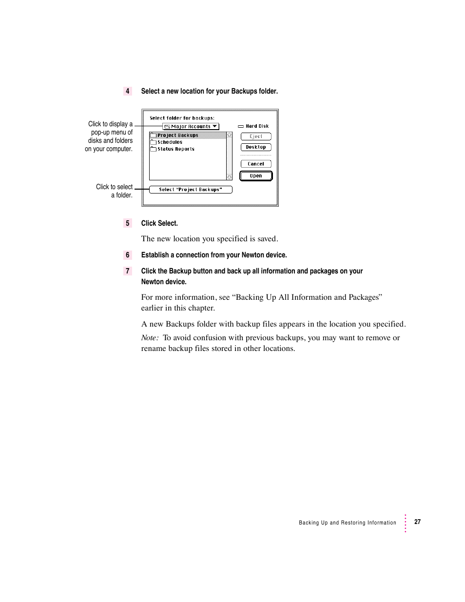 Apple Newton Connection Utilities (for Macintosh) User Manual | Page 27 / 117