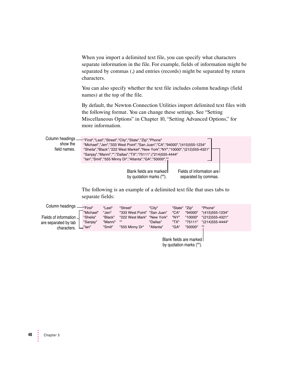Apple Newton Connection Utilities (for Macintosh) User Manual | Page 48 / 117