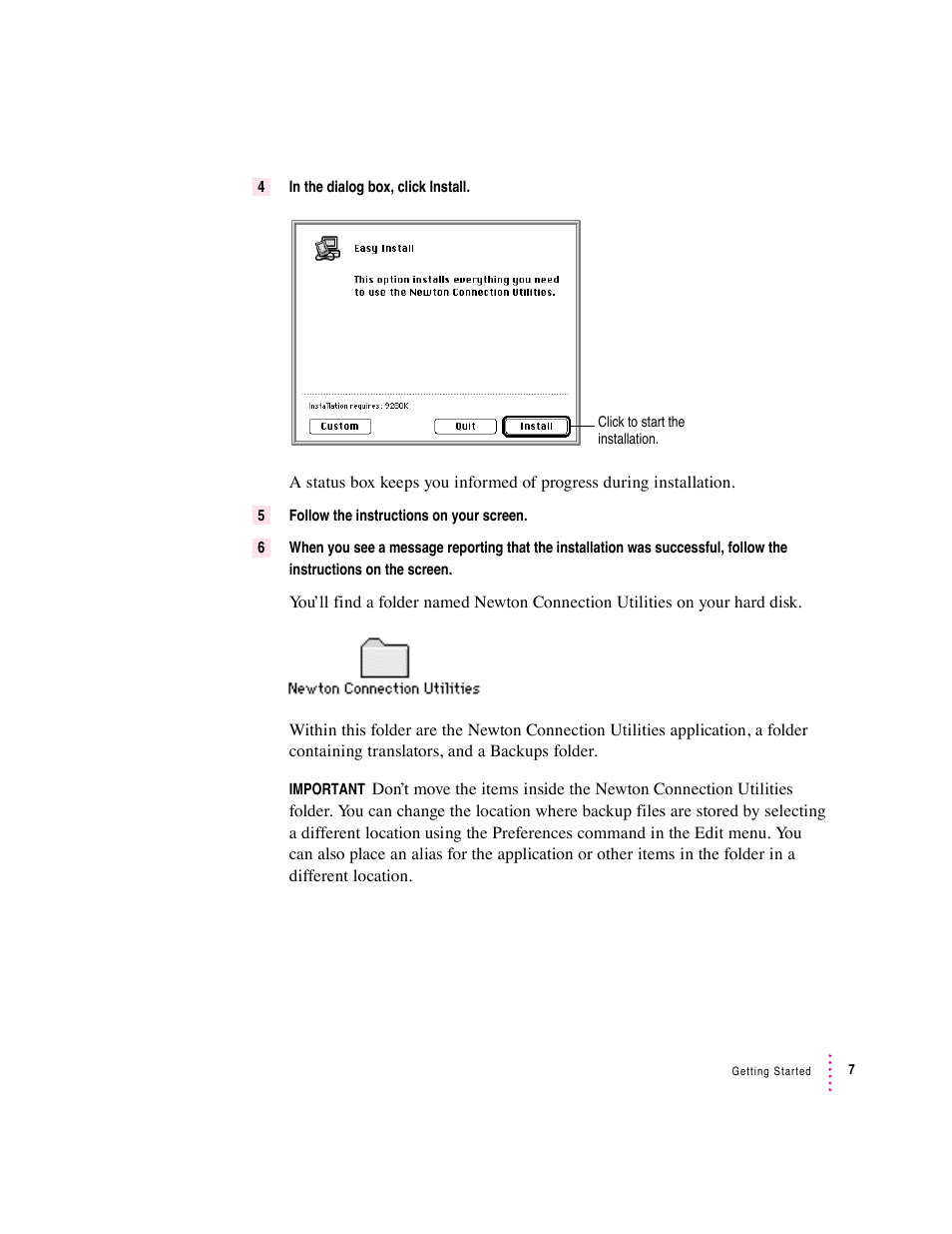 Apple Newton Connection Utilities (for Macintosh) User Manual | Page 7 / 117