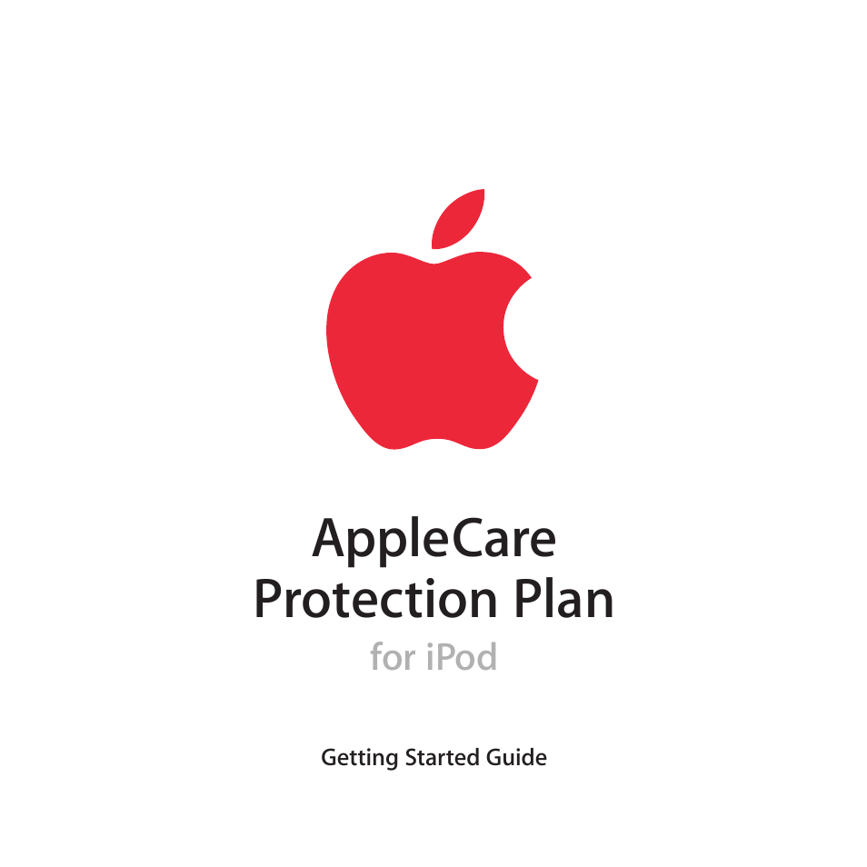 Apple AppleCare Protection Plan for iPod User Manual | 104 pages