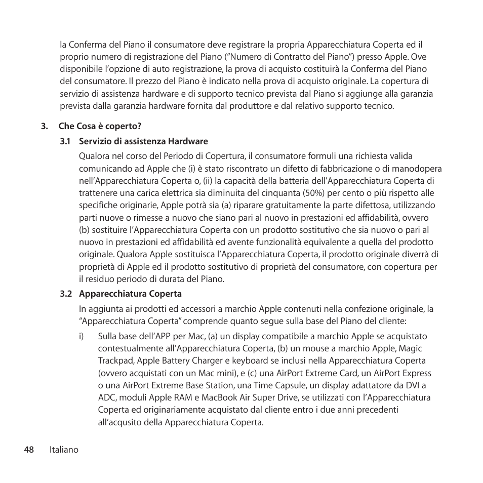 Apple AppleCare Protection Plan for iPod User Manual | Page 48 / 104