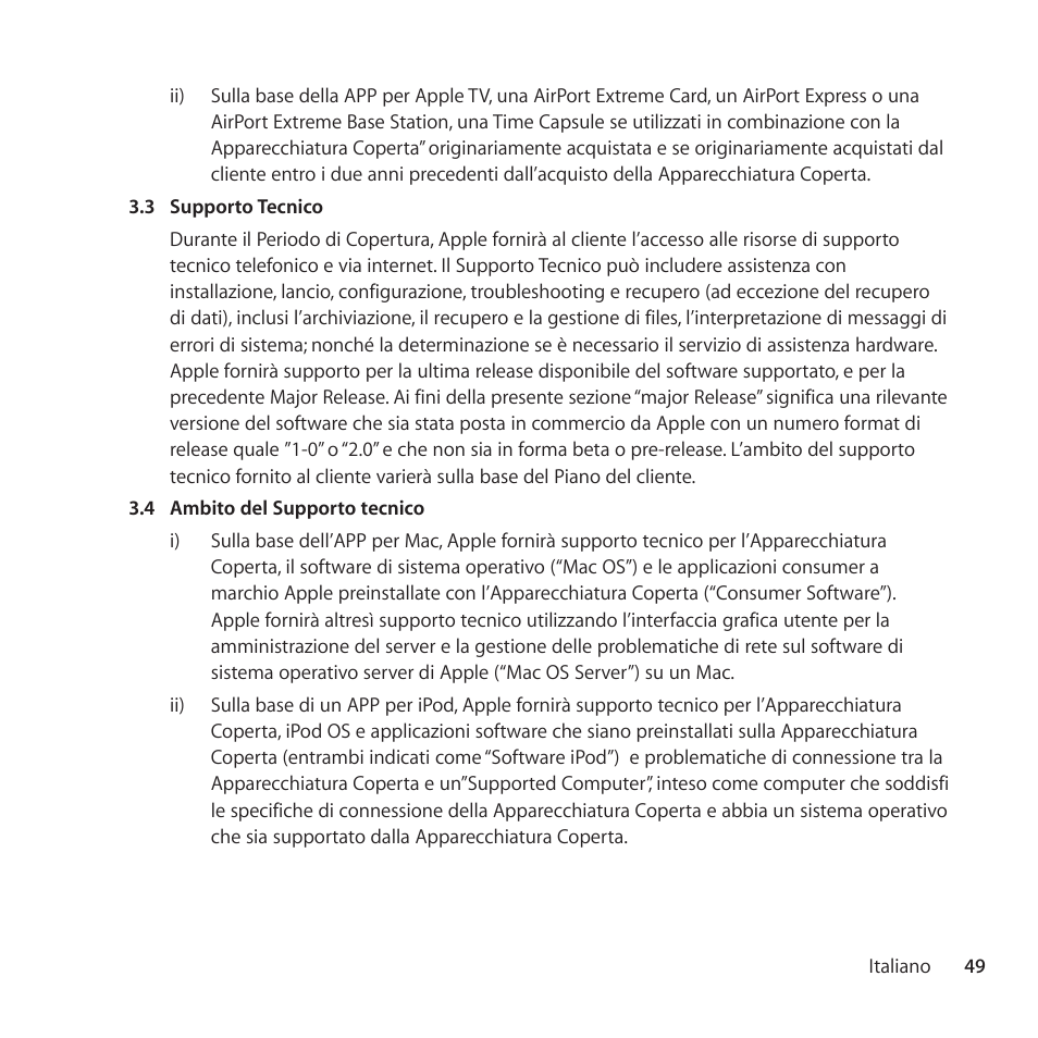 Apple AppleCare Protection Plan for iPod User Manual | Page 49 / 104