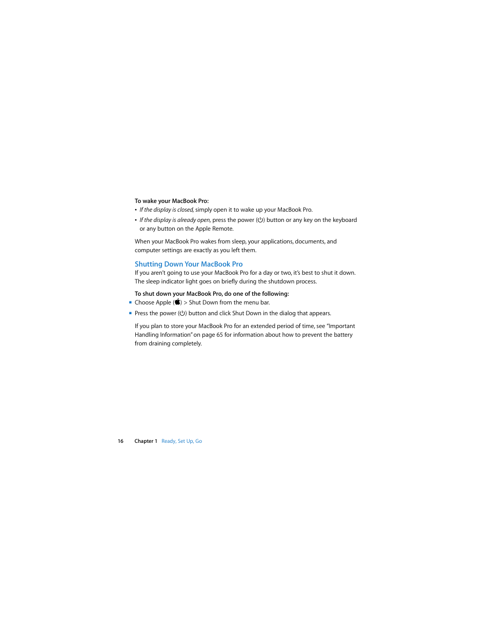 Apple MacBook Pro (Mid 2007, 2.4/2.2 GHz) User Manual | Page 16 / 80