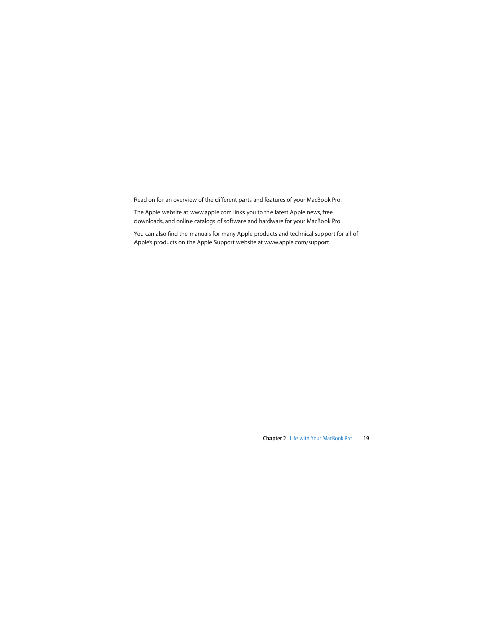 Apple MacBook Pro (Mid 2007, 2.4/2.2 GHz) User Manual | Page 19 / 80