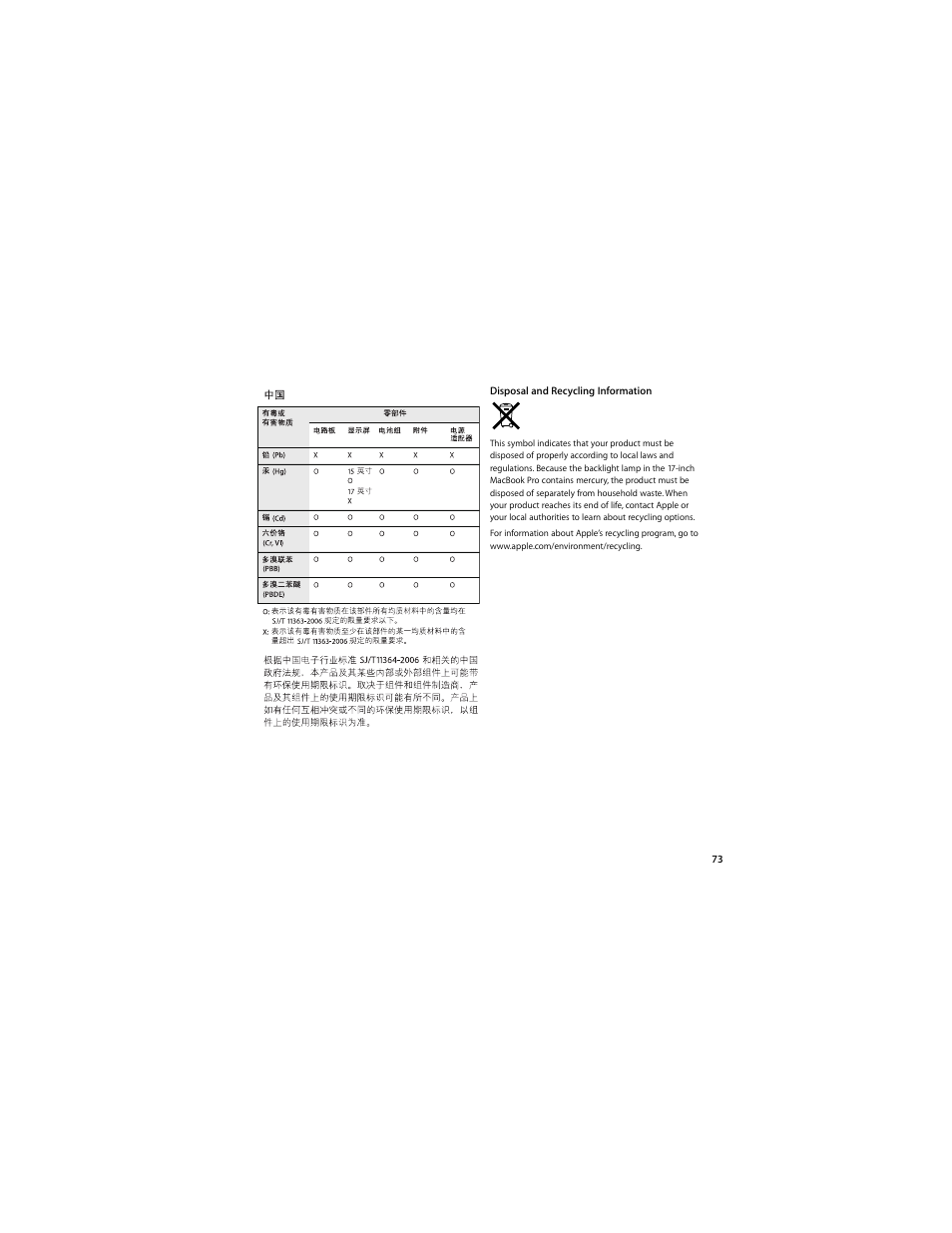 Apple MacBook Pro (Mid 2007, 2.4/2.2 GHz) User Manual | Page 73 / 80