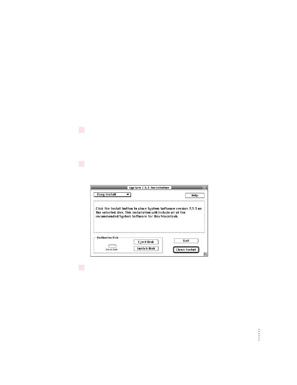 Doing a custom installation | Apple Power Macintosh 5400 series User Manual | Page 119 / 185