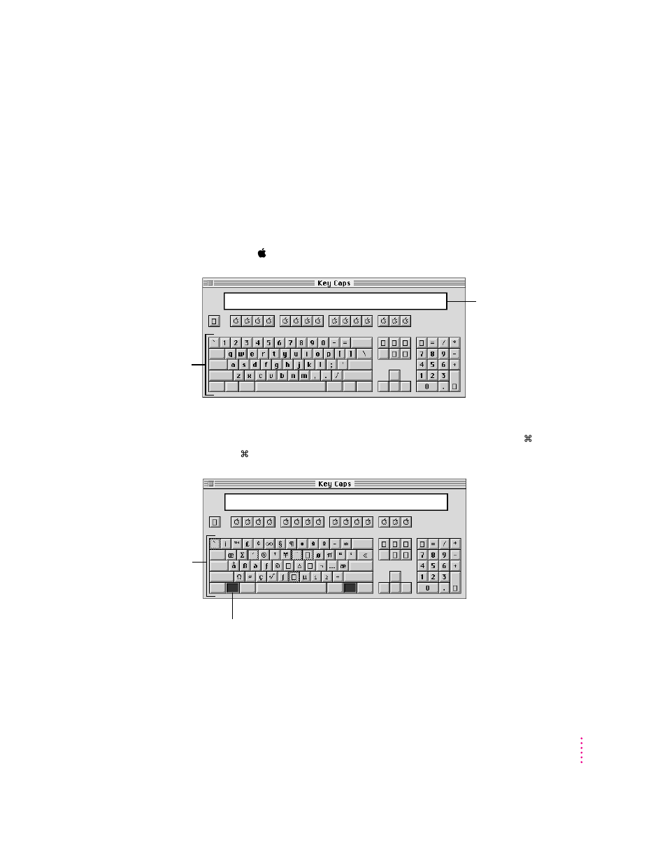 Typing special characters and symbols | Apple Power Macintosh 5400 series User Manual | Page 167 / 185