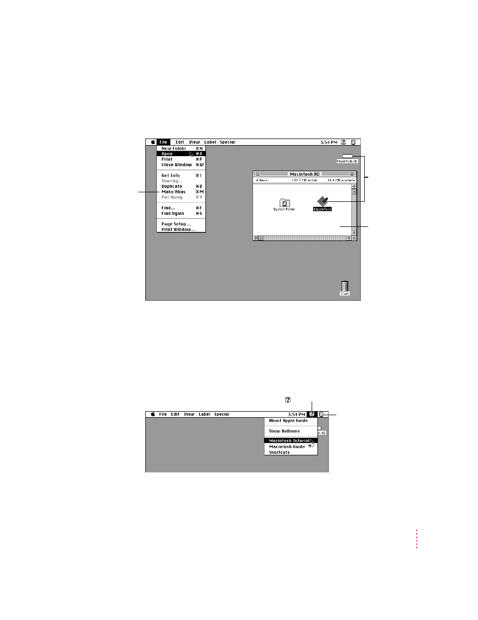 Reviewing the basics, Menus | Apple Power Macintosh 5400 series User Manual | Page 31 / 185