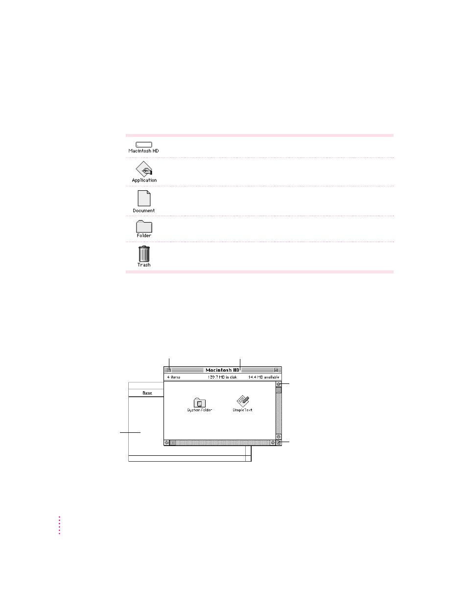 Icons, Windows | Apple Power Macintosh 5400 series User Manual | Page 32 / 185