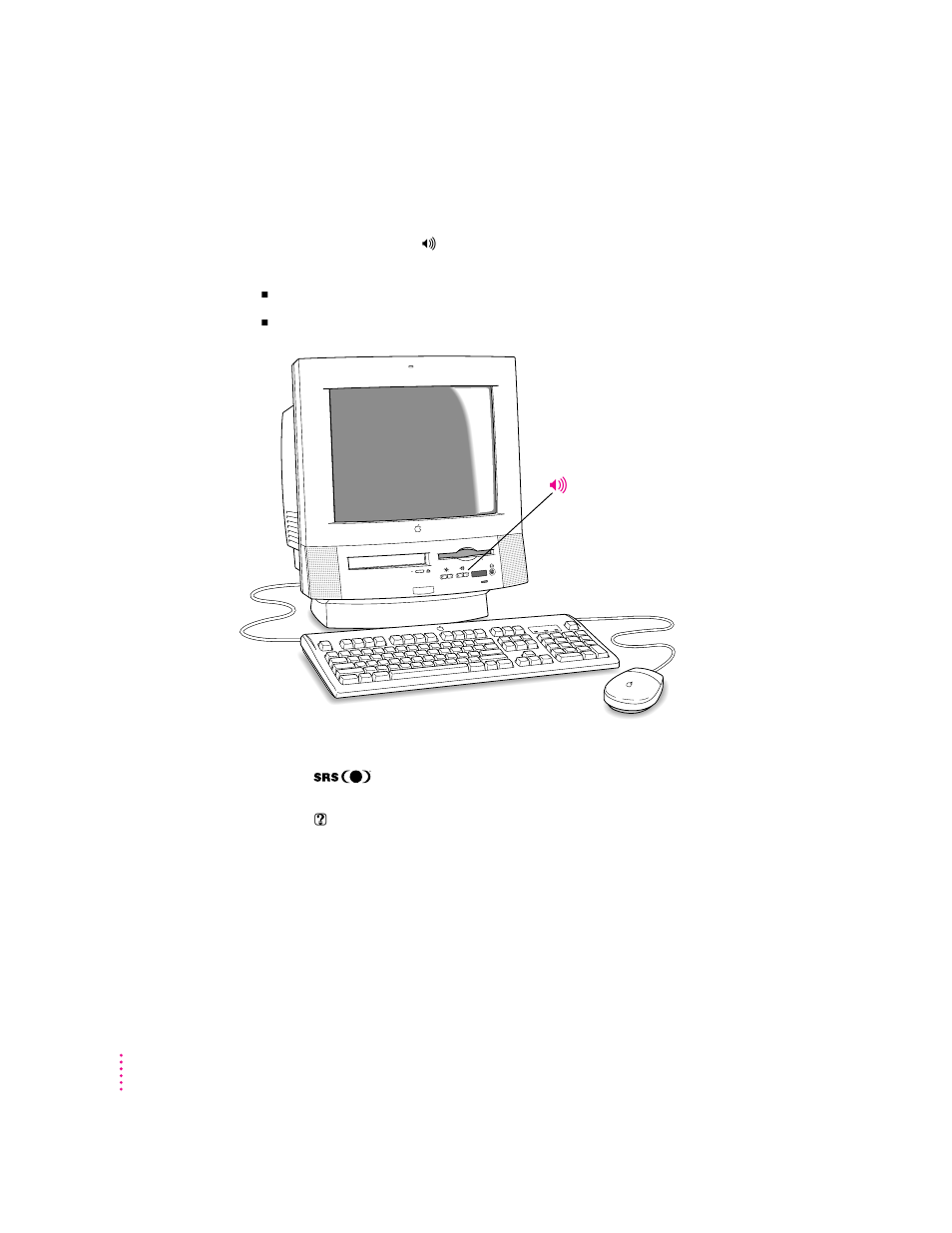 Using the sound control buttons on your computer | Apple Power Macintosh 5400 series User Manual | Page 58 / 185