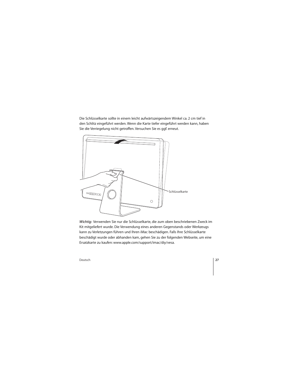 Apple iMac 24-inch (late 2006) VESA Mount Adapter User Manual | Page 27 / 60