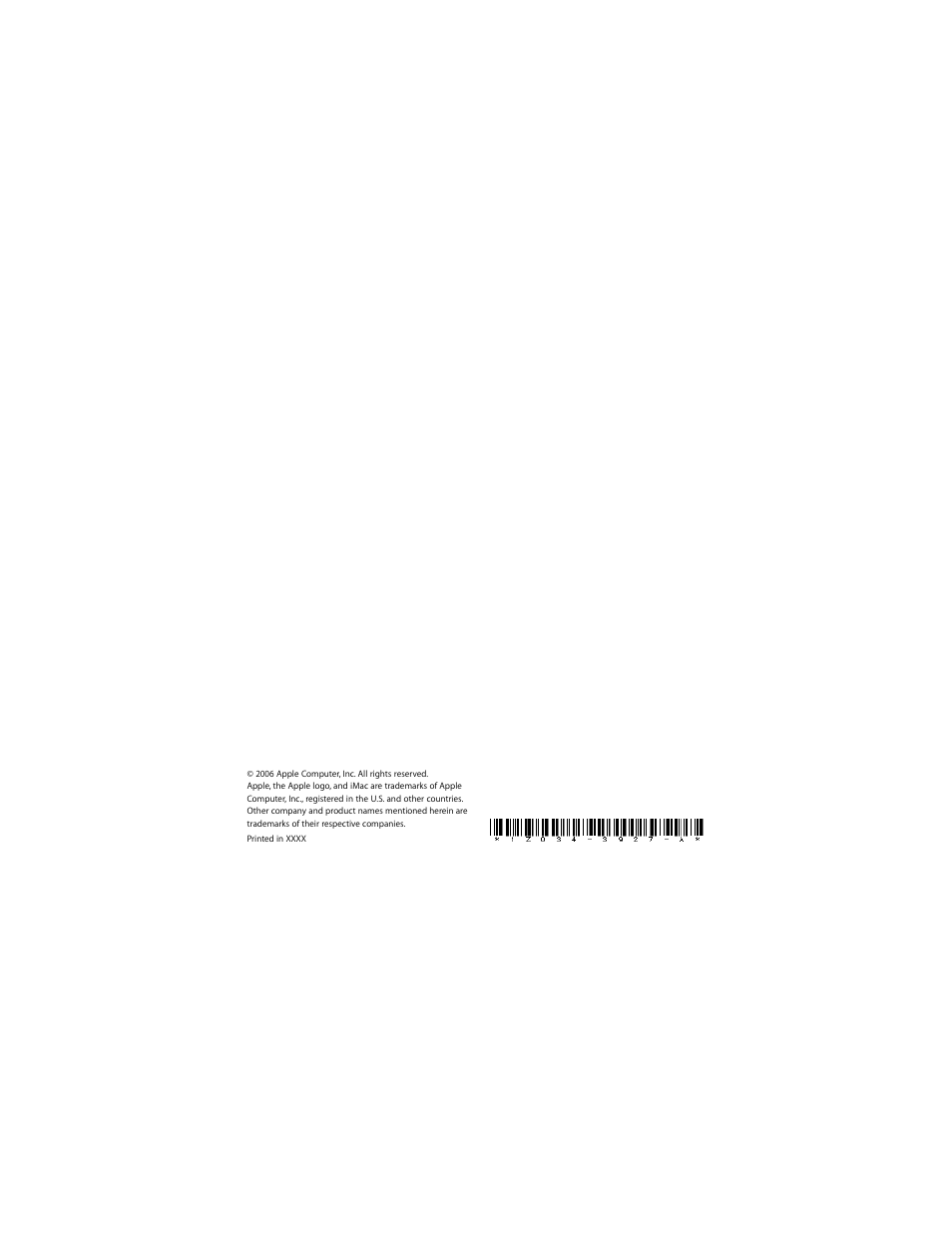 Apple iMac 24-inch (late 2006) VESA Mount Adapter User Manual | Page 60 / 60