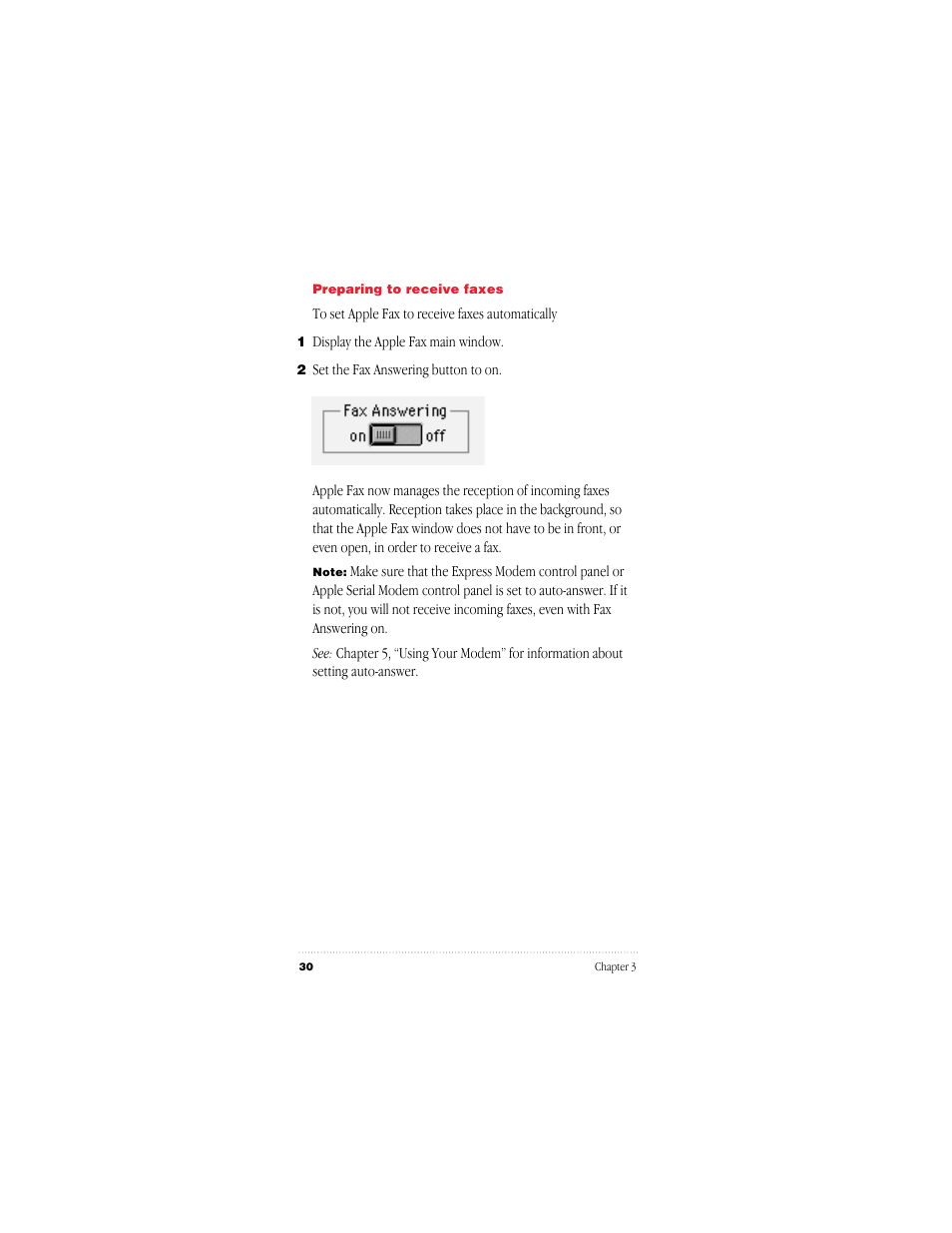 Apple GeoPort Telecom Adapter Kit User Manual | Page 30 / 112