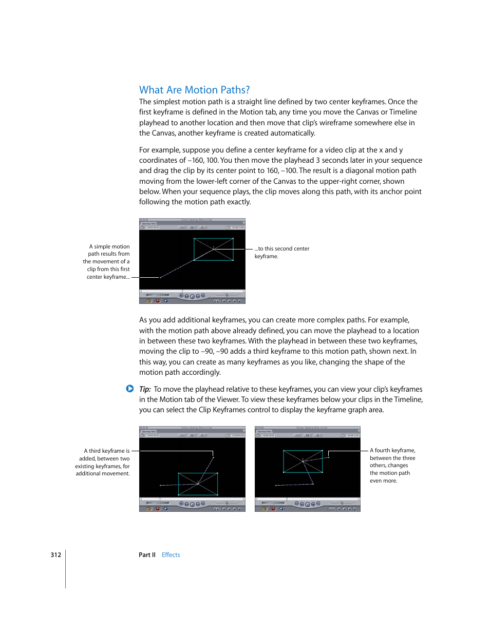 What are motion paths | Apple Final Cut Pro 6 User Manual | Page 1097 / 2033