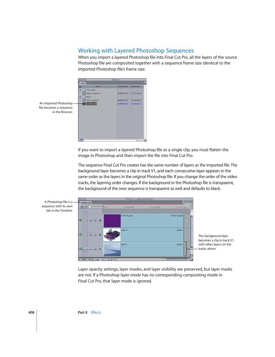 Working with layered photoshop sequences, Working with layered, Photoshop sequences | Apple Final Cut Pro 6 User Manual | Page 1193 / 2033