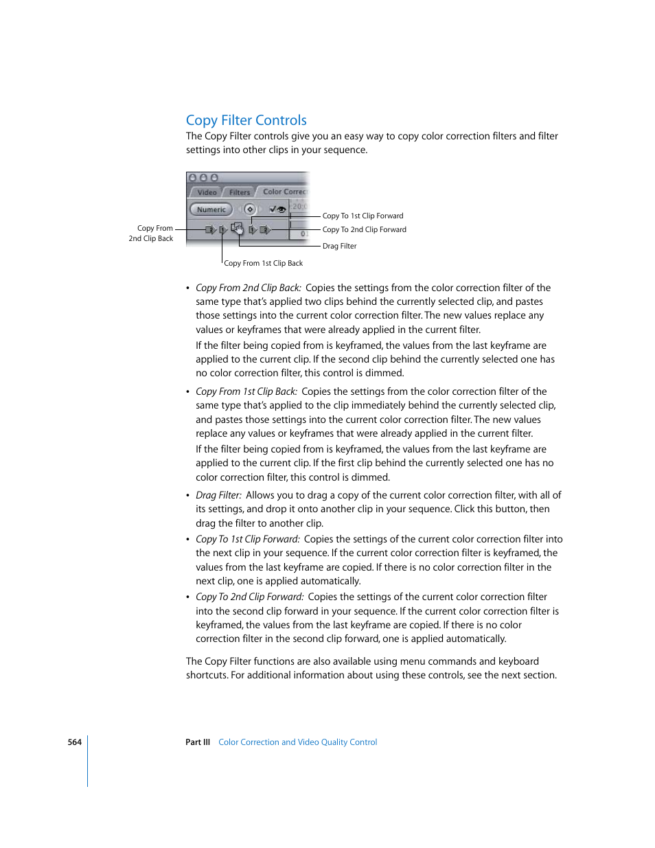 Copy filter controls | Apple Final Cut Pro 6 User Manual | Page 1349 / 2033