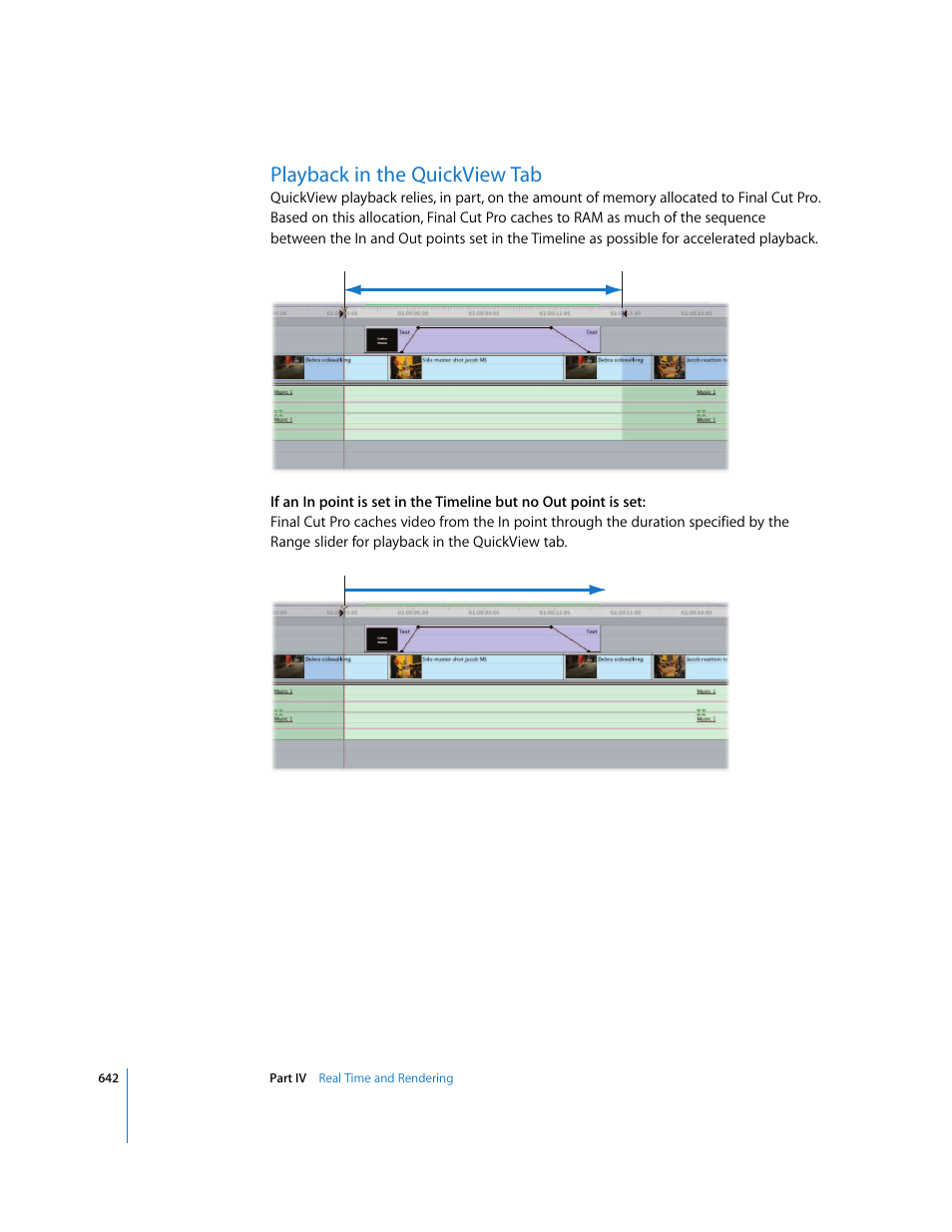 Playback in the quickview tab | Apple Final Cut Pro 6 User Manual | Page 1427 / 2033