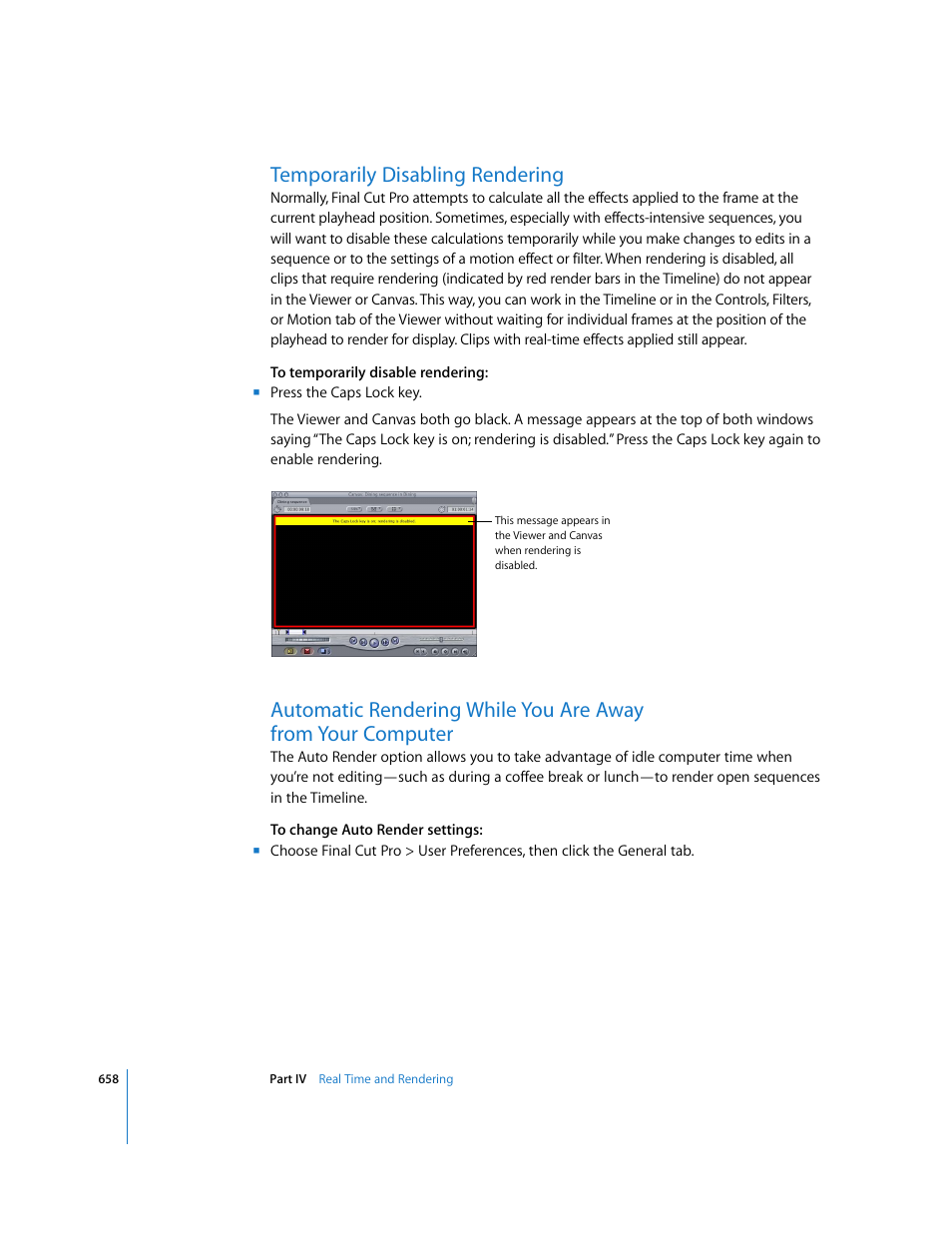 Temporarily disabling rendering | Apple Final Cut Pro 6 User Manual | Page 1443 / 2033