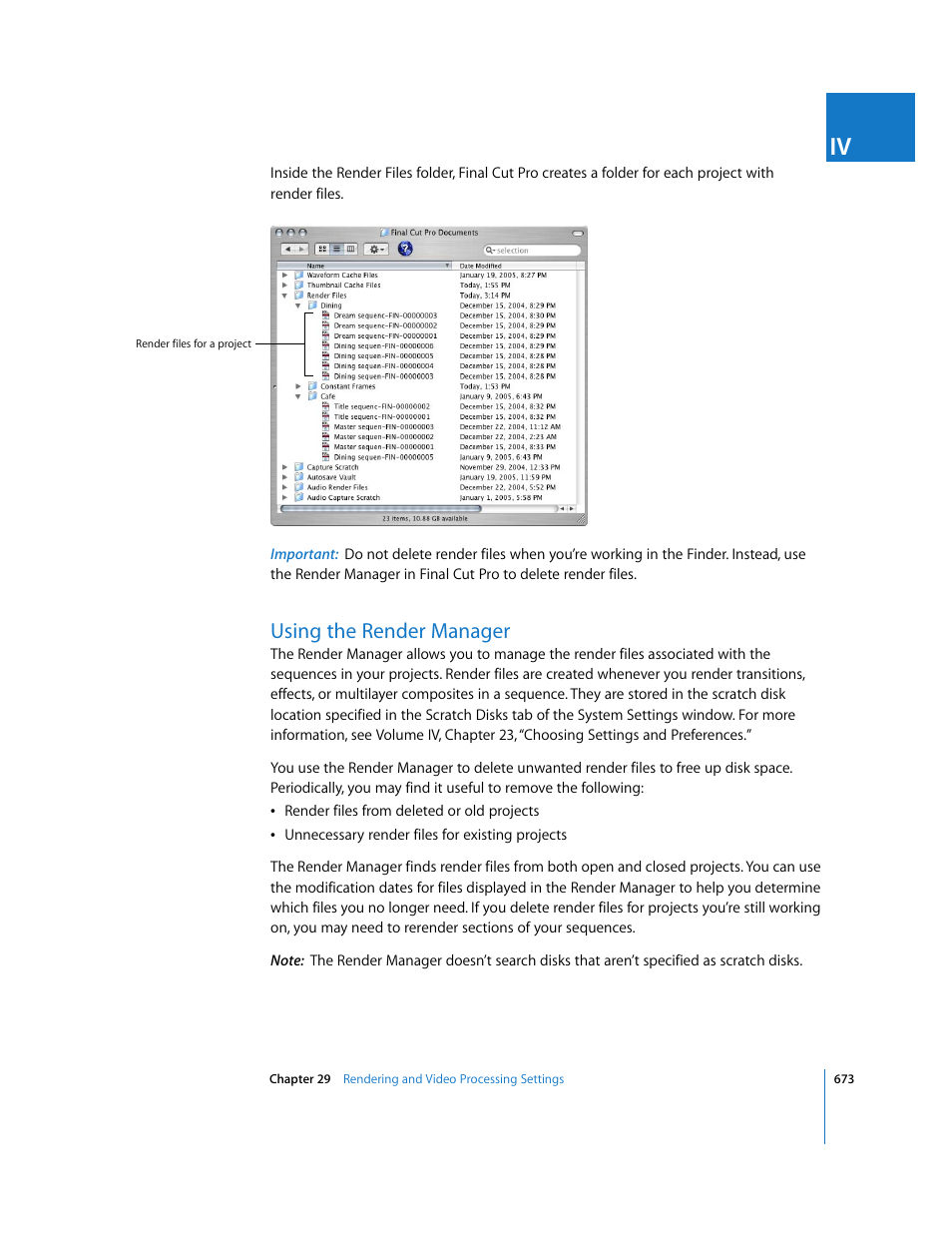 Using the render manager | Apple Final Cut Pro 6 User Manual | Page 1458 / 2033