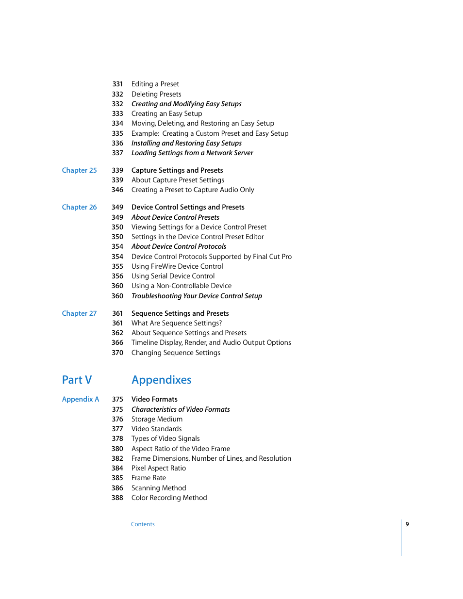 Part v appendixes | Apple Final Cut Pro 6 User Manual | Page 1492 / 2033