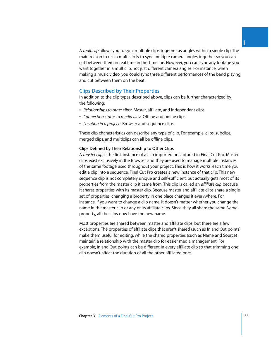 Clips described by their properties | Apple Final Cut Pro 6 User Manual | Page 1516 / 2033
