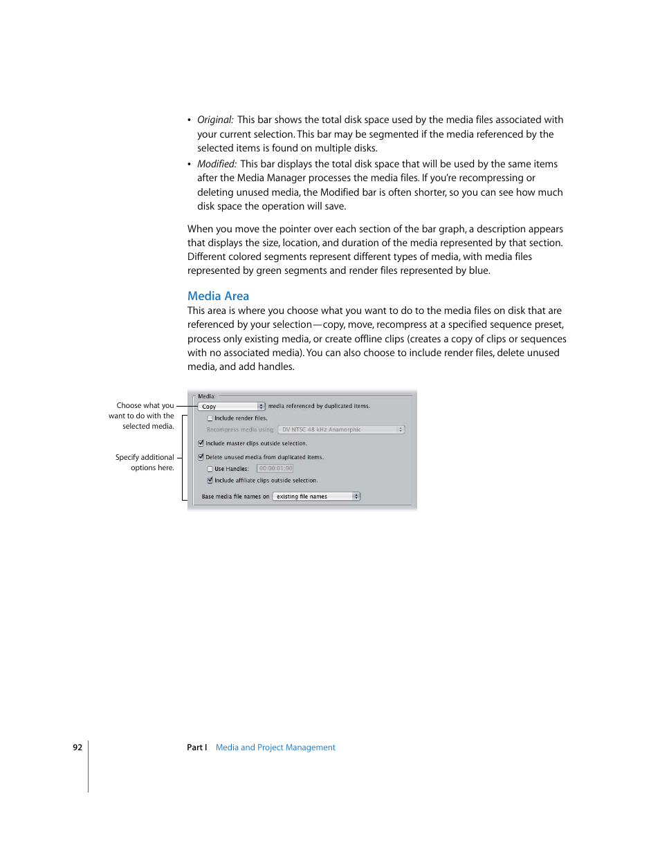 Media area | Apple Final Cut Pro 6 User Manual | Page 1575 / 2033