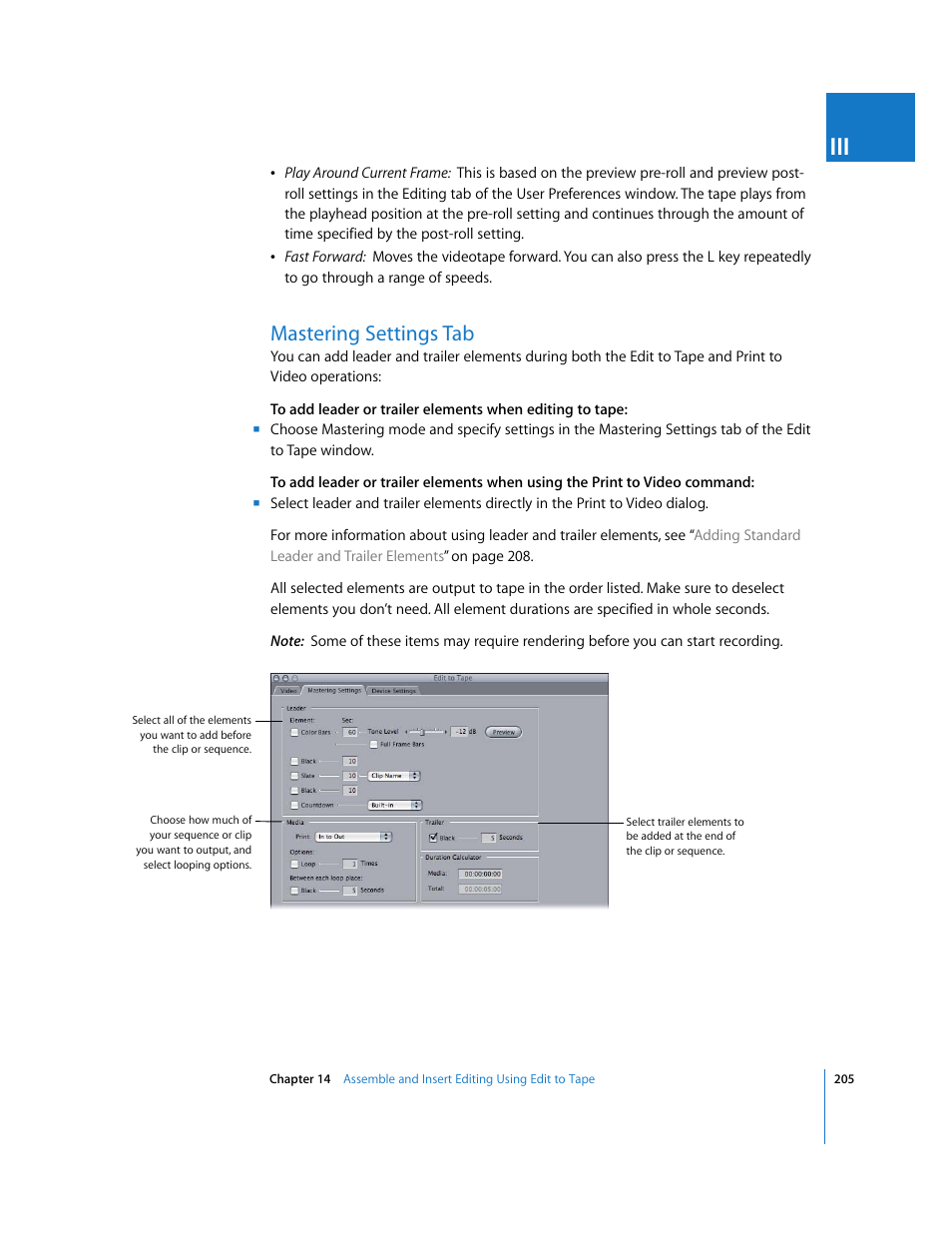 Mastering settings tab | Apple Final Cut Pro 6 User Manual | Page 1688 / 2033