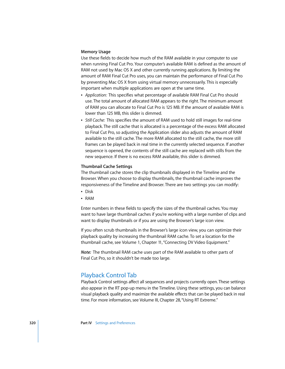 Playback control tab | Apple Final Cut Pro 6 User Manual | Page 1803 / 2033