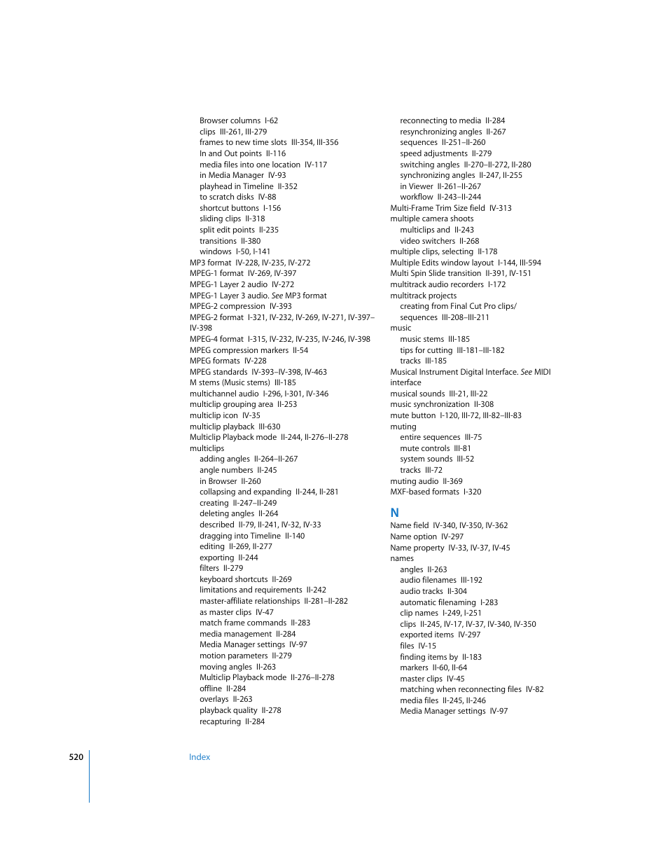 Apple Final Cut Pro 6 User Manual | Page 2003 / 2033