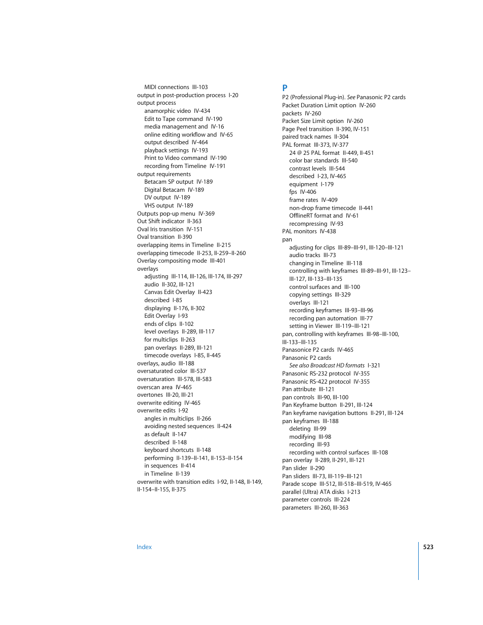 Apple Final Cut Pro 6 User Manual | Page 2006 / 2033