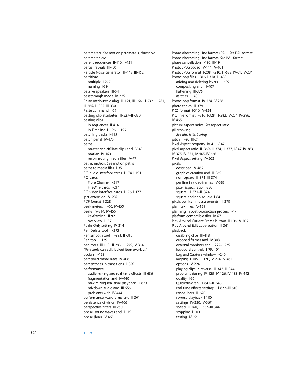 Apple Final Cut Pro 6 User Manual | Page 2007 / 2033