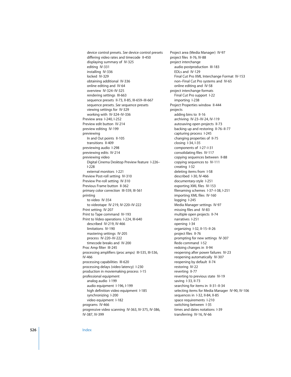 Apple Final Cut Pro 6 User Manual | Page 2009 / 2033