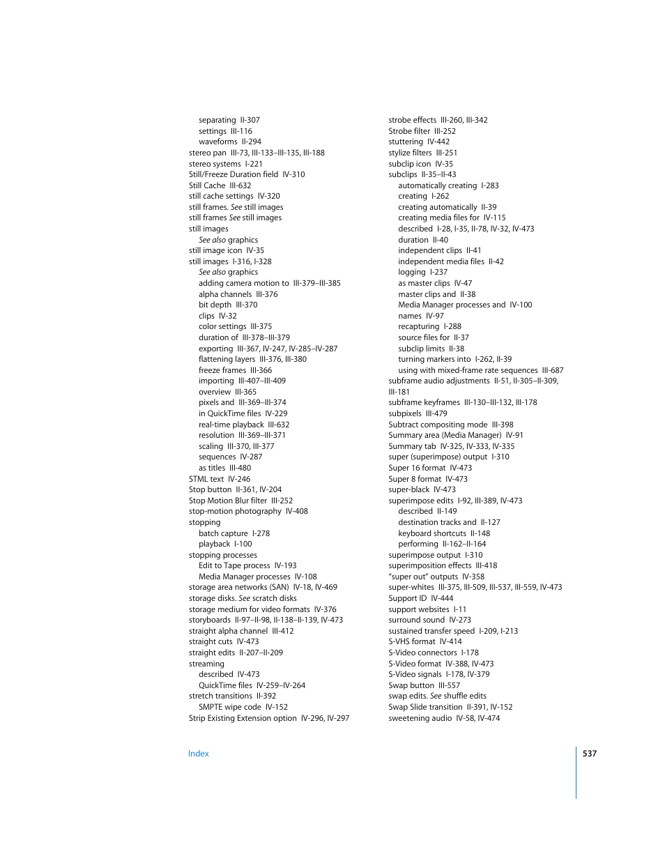 Apple Final Cut Pro 6 User Manual | Page 2020 / 2033