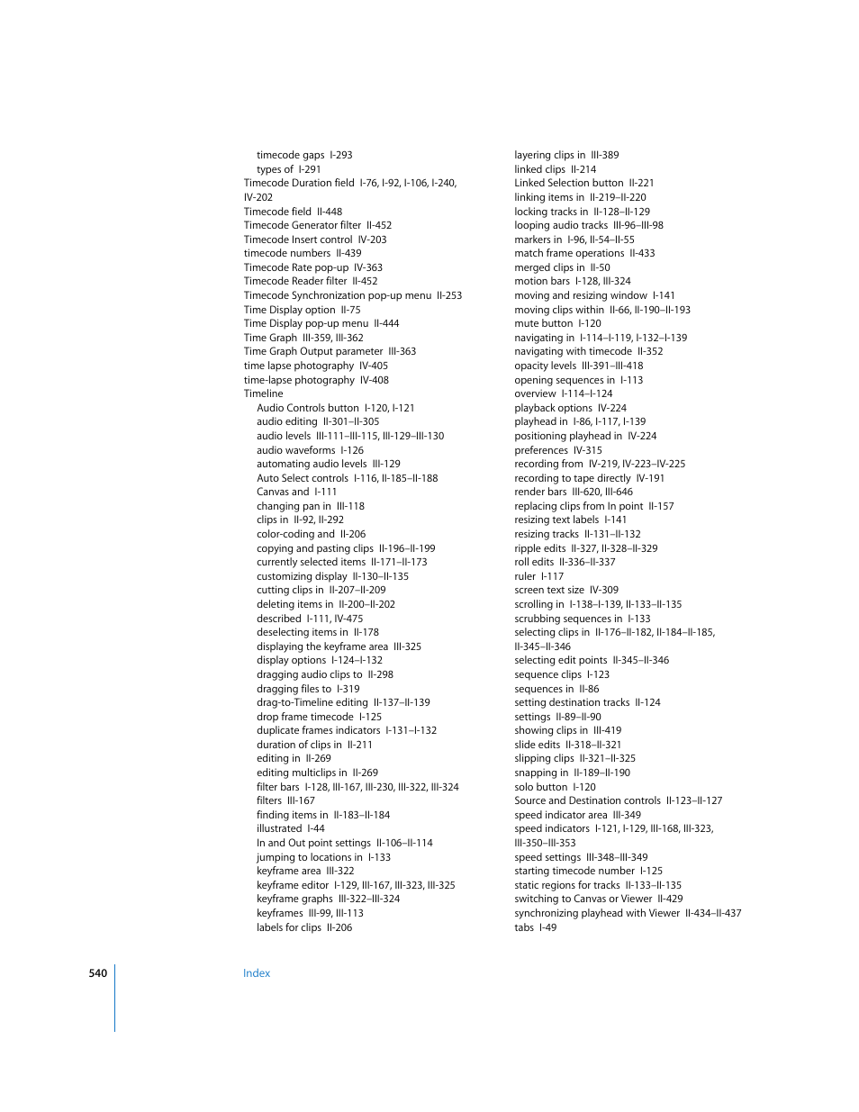 Apple Final Cut Pro 6 User Manual | Page 2023 / 2033